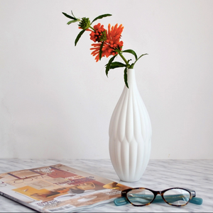 Textured Porcelain Vase