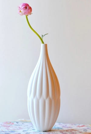 Textured Porcelain Vase