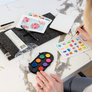 Travel Postcard Watercolor Set