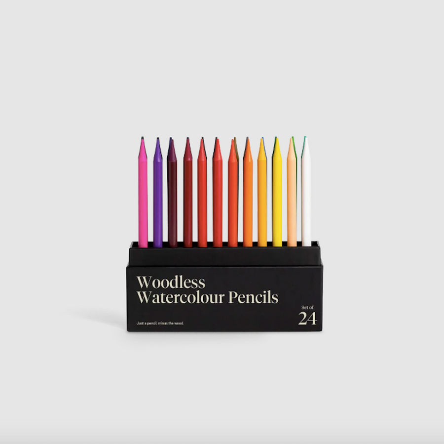 Woodless Watercolor Pencils - Set of 24