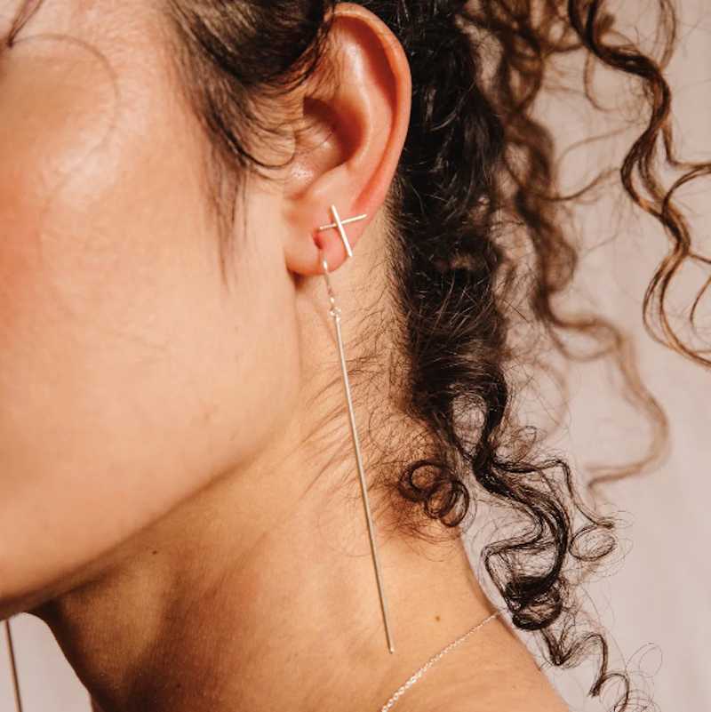X Stud Earrings