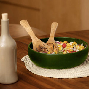Stoneware Shallow Serving Bowl