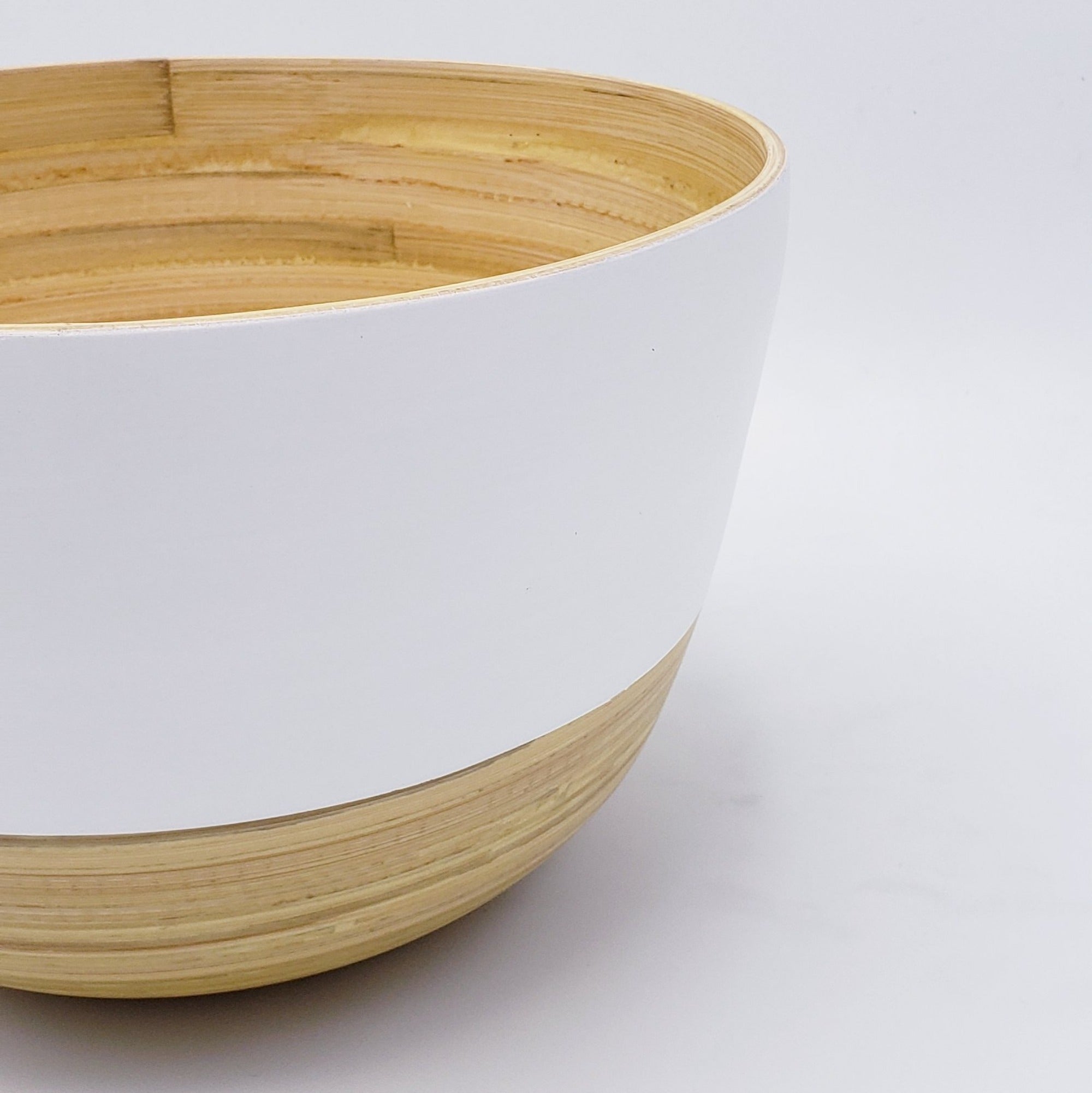 Large Bamboo Bowl - Cream