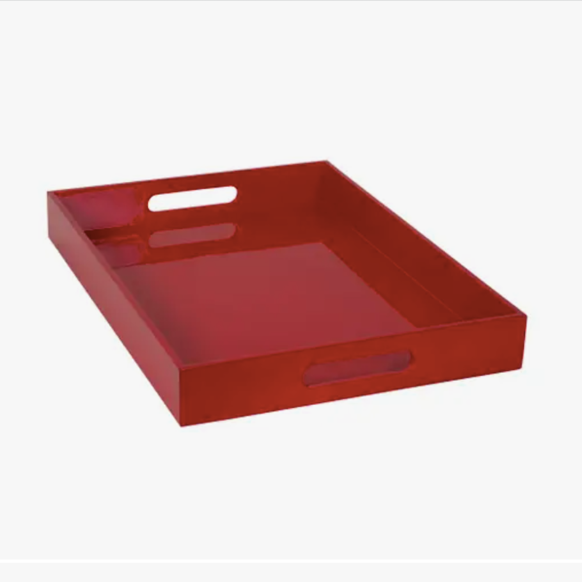 Red online serving tray
