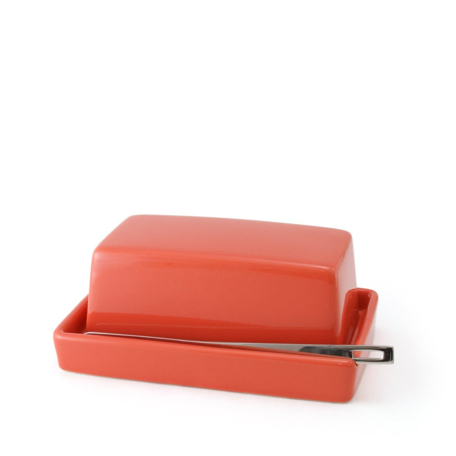 Ceramic Butter Dish w/ Spreader