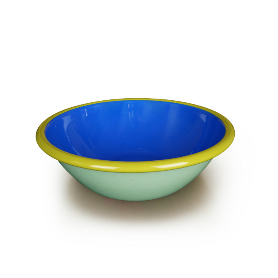 Colorama Enamelware Serving Bowl