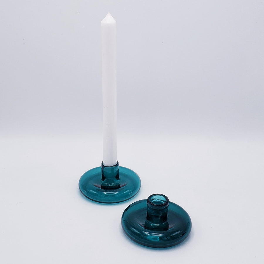 Handblown Glass Candleholder