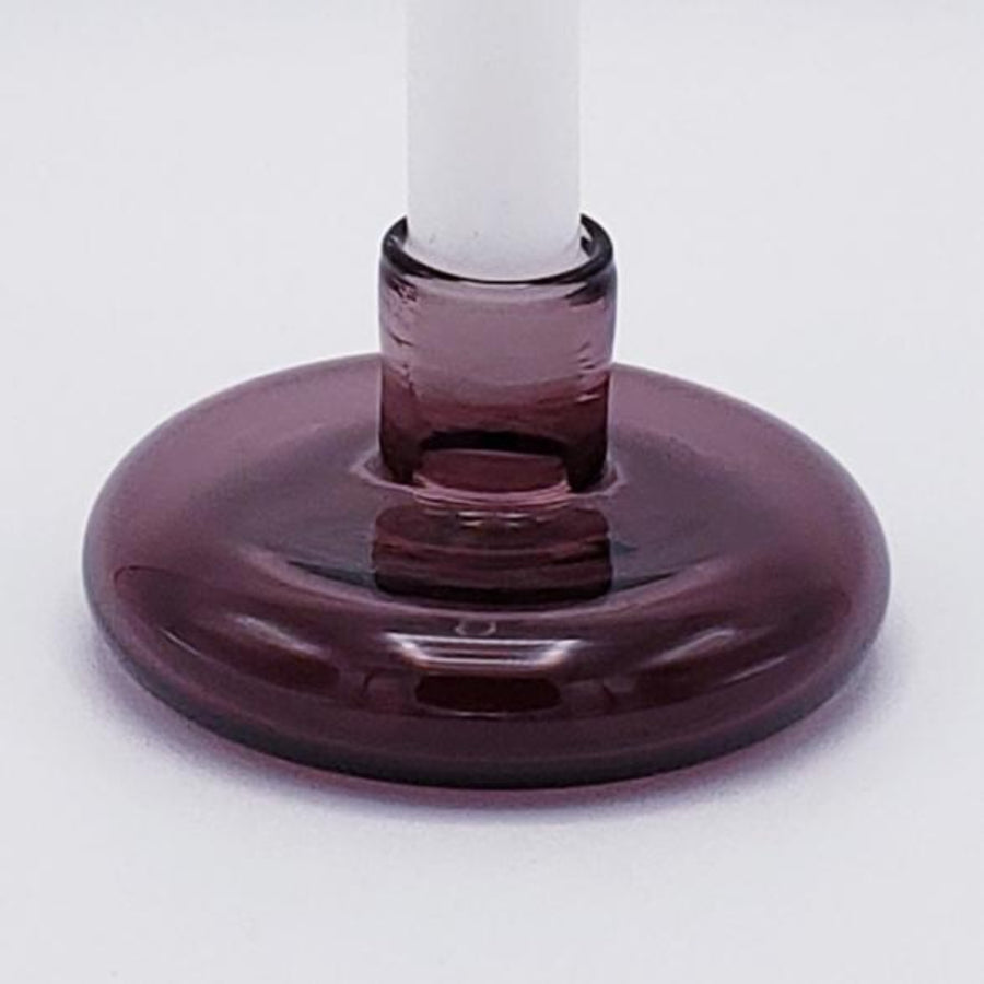 Handblown Glass Candleholder