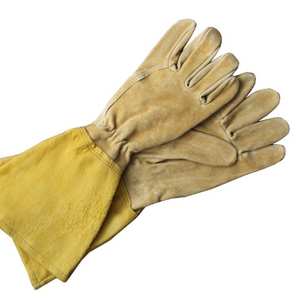 mens gardening gloves Manswork All-Leather Gauntlet Glove Large
